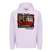 Lilac Christmas Movie Watching Blanket Premium Hoodie - Bettercallsaul