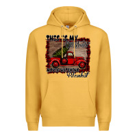 Mustard Christmas Movie Watching Blanket Premium Hoodie - Bettercallsaul