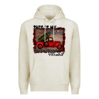 Oatmeal Heather Christmas Movie Watching Blanket Premium Hoodie - Bettercallsaul