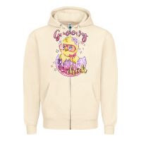 Sandshell groovy chick easter Zipper Hoodie - MaliasSmallBusiness