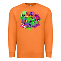Carrot halloween candy patches Premium Sweatshirt - BundleAndBundleShop