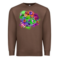 Chestnut halloween candy patches Premium Sweatshirt - BundleAndBundleShop