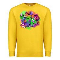 Lemon halloween candy patches Premium Sweatshirt - BundleAndBundleShop