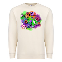 Sandshell halloween candy patches Premium Sweatshirt - BundleAndBundleShop