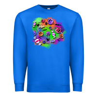 True Royal halloween candy patches Premium Sweatshirt - BundleAndBundleShop