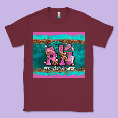 Rn Registered  Nurse Classic Tee Designed By Adodesignshop