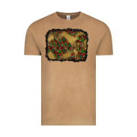 Vintage Camel christmas trees and leopard background Vintage Tee - BundleAndBundleShop