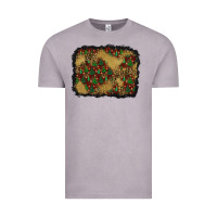 Vintage Zinc christmas trees and leopard background Vintage Tee - BundleAndBundleShop