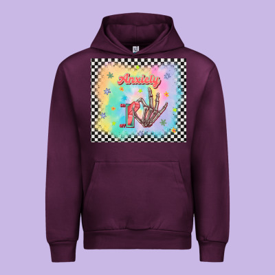 Anxiety On Tumbler Urban Hoodie Designed By Tumblerdesignbyshophia