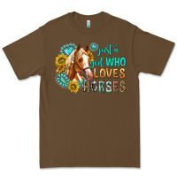 Cacao western just a girl who loves horses Premium Tee - texasbilliewilder