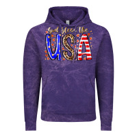 Cloud Purple god bless the usa Vintage Hoodie - RacoonDesign