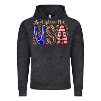 Vintage Black god bless the usa Vintage Hoodie - RacoonDesign