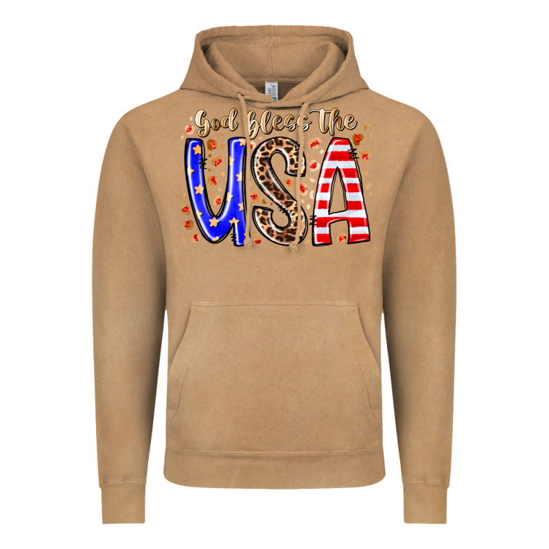 God Bless The Usa Vintage Hoodie by RacoonDesign | Teevron