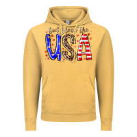 Vintage Mustard god bless the usa Vintage Hoodie - RacoonDesign