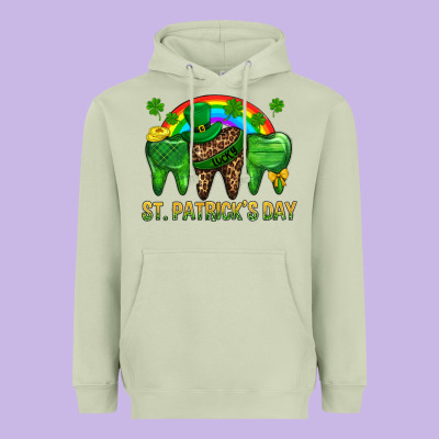 St. Patricks Dental Heavyweight Hoodie Designed By Bundleandbundleshop