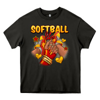 Asphalt Softball life afro girl sneakers Heavy Core Tee - RanaPortraitStore