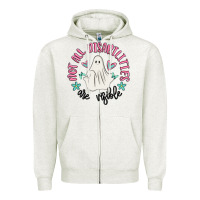 Oatmeal Heather not all disabilities are visible Zipper Hoodie - MaliasSmallBusiness