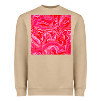 Mushroom valentines day marble seamless pattern Heavyweight Sweatshirt - BundleAndBundleShop