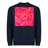 Navy valentines day marble seamless pattern Heavyweight Sweatshirt - BundleAndBundleShop
