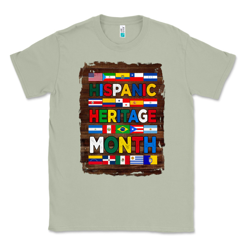 Hispanic Haritage Month Flags With Background Classic Tee by BundleAndBundleShop | Teevron