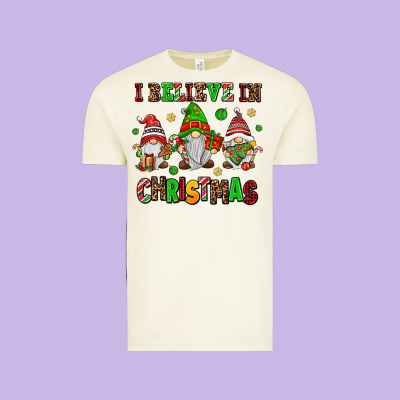 I Believe In Christmas Vintage Tee Designed By Adodesignshop