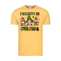 Vintage Mustard i believe in christmas Vintage Tee - AdoDesignShop