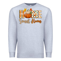 Heather Grey home sweet home Premium Sweatshirt - BundleAndBundleShop