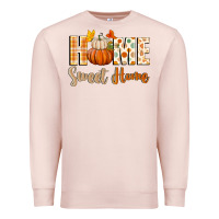 Pale Pink home sweet home Premium Sweatshirt - BundleAndBundleShop