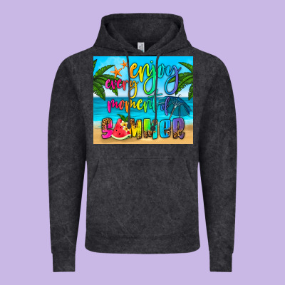 Enjoy Every Moment Of Summer Vintage Hoodie Designed By Hra Design Shop