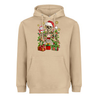Mushroom Skeleton Christmas Element Snowman Awda Heavyweight Hoodie - BundleAndBundleShop