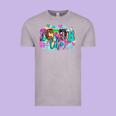 Scrub Life Vintage Tee Designed By Adodesignshop