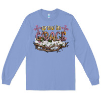 Colony Blue grow in grace Long Sleeve Tee - NancyCooperArtShop