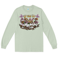 Matcha grow in grace Long Sleeve Tee - NancyCooperArtShop