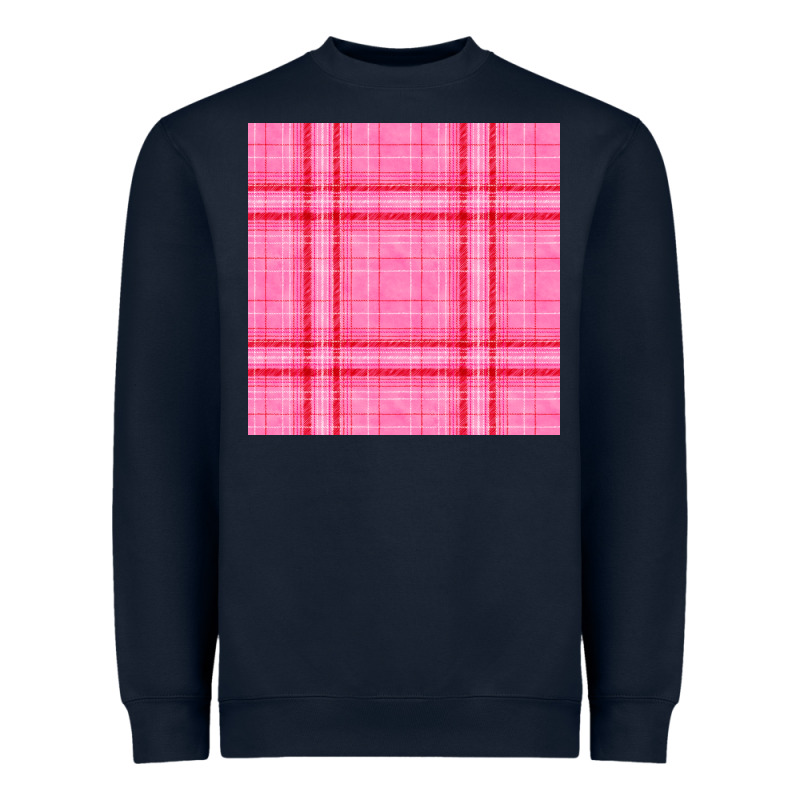 Valentines Day Plaid Seamless Pattern Heavyweight Sweatshirt by BundleAndBundleShop | Teevron