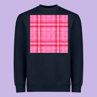Valentines Day Plaid Seamless Pattern Heavyweight Sweatshirt Designed By Bundleandbundleshop