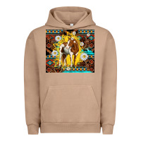 Pigment Burro aztec tribal horse Urban Hoodie - TumblerDesignByShophia