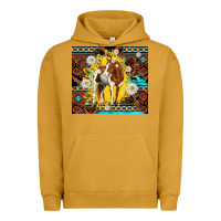 Pigment Peanut Butter aztec tribal horse Urban Hoodie - TumblerDesignByShophia