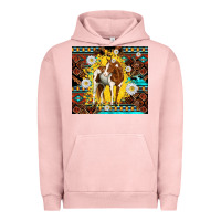 Pigment Salmon aztec tribal horse Urban Hoodie - TumblerDesignByShophia