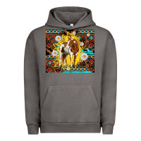 Pigment Tornado aztec tribal horse Urban Hoodie - TumblerDesignByShophia