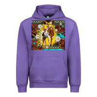 Tulip aztec tribal horse Urban Hoodie - TumblerDesignByShophia