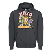 Smoke hello sunshine Zipper Hoodie - MaliasSmallBusiness