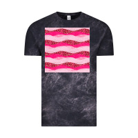 Cloud Black valentines day glitter and leopard seamless pattern Vintage Tee - BundleAndBundleShop