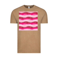 Vintage Coffee valentines day glitter and leopard seamless pattern Vintage Tee - BundleAndBundleShop