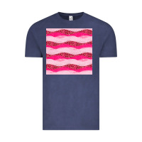 Vintage Denim valentines day glitter and leopard seamless pattern Vintage Tee - BundleAndBundleShop