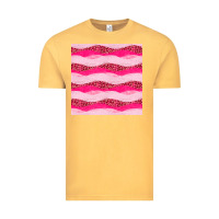 Vintage Mustard valentines day glitter and leopard seamless pattern Vintage Tee - BundleAndBundleShop