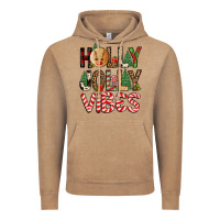 Vintage Coffee holly jolly vibes Vintage Hoodie - FaDigitalArtStudio