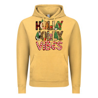 Vintage Mustard holly jolly vibes Vintage Hoodie - FaDigitalArtStudio