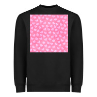 Black valentines day heart seamless pattern Heavyweight Sweatshirt - BundleAndBundleShop