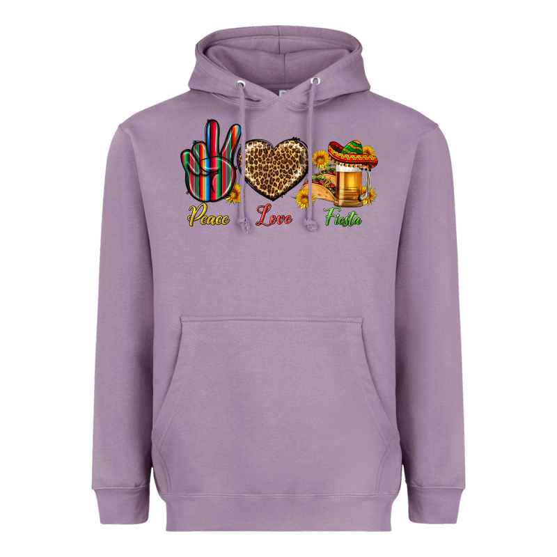 Peace Love Fiesta Heavyweight Hoodie by BundleAndBundleShop | Teevron
