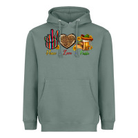 Sage Peace Love Fiesta Heavyweight Hoodie - BundleAndBundleShop